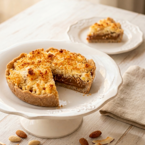 Tarta de Coco y Dulce de Leche Keto 21 cm – Sin Azúcar y Base de Almendras