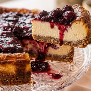 Cheesecake de Frutos Rojos Keto 21 cm – Sin Azúcar y Base de Almendras