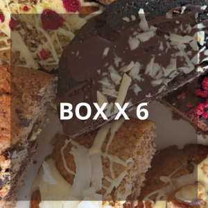 Box Cookies x 6 unidades