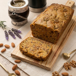 Budín de Carrot (Zanahoria) Grande - Sin Harinas ni Azúcar