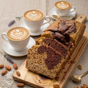Budín Marmolado Grande Keto - Harina de Almendras y Cacao Amargo