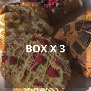Box Cookies x 3 unidades