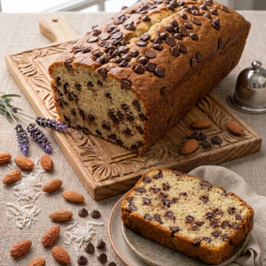 Budín de Vainilla con Chips Grande Keto - Sin Harinas ni Azúcar