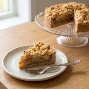 Crumble de Manzana Keto (21 cm) - Sin Azúcar y Harina de Almendras