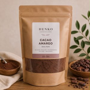 Cacao Amargo 100% Puro sin Azúcar 250g | Henko Keto