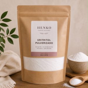 Eritritol Pulverizado 250g Apto Keto y Sin TACC | Henko Keto