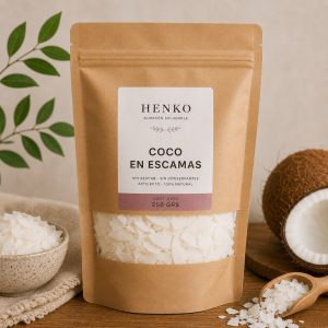 Coco en Escamas 250 grs Apto Keto y Natural | Henko Keto