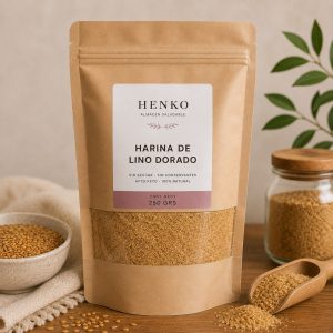 Harina de Lino Dorado 250 grs Apto Keto y Natural | Henko Keto